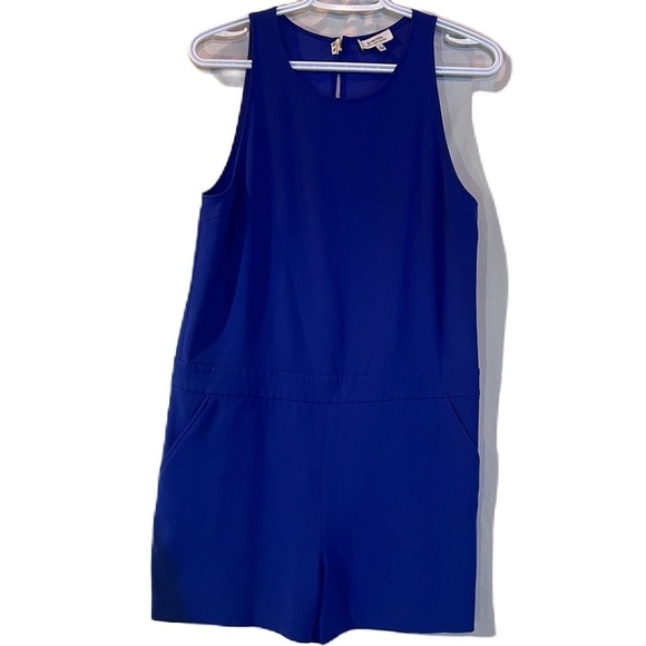 Aritzia Babaton Ozzy Blue Romper Size 2, #417 - Picture 1 of 10